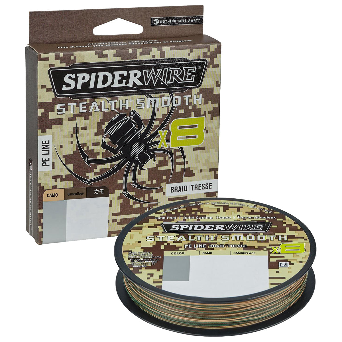 Spider Wire Stealth Camo Braid 8lb Camouflage - Preeceville