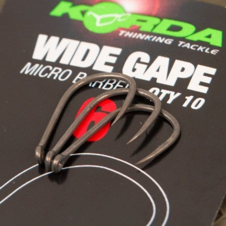 Korda Micro Barbed Wide Gape Hook – The Tackle Company