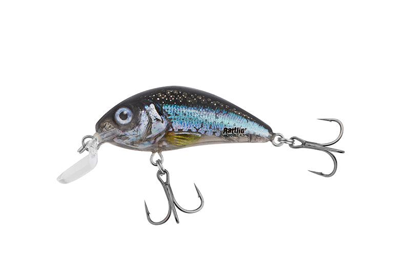 Salmo Rattlin Hornet Shallow Floating - Clear Holographic Smelt 4.5cm – The  Tackle Company