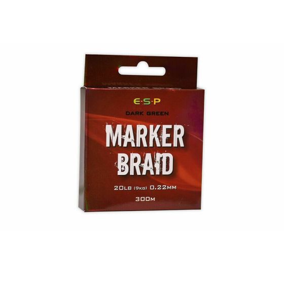 ESP Marker Braid 20lb 300m Dark Green Braided Fishing Line Feature