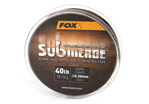 Fox Submerge Sinking Braided Mainline – The Tackle Company
