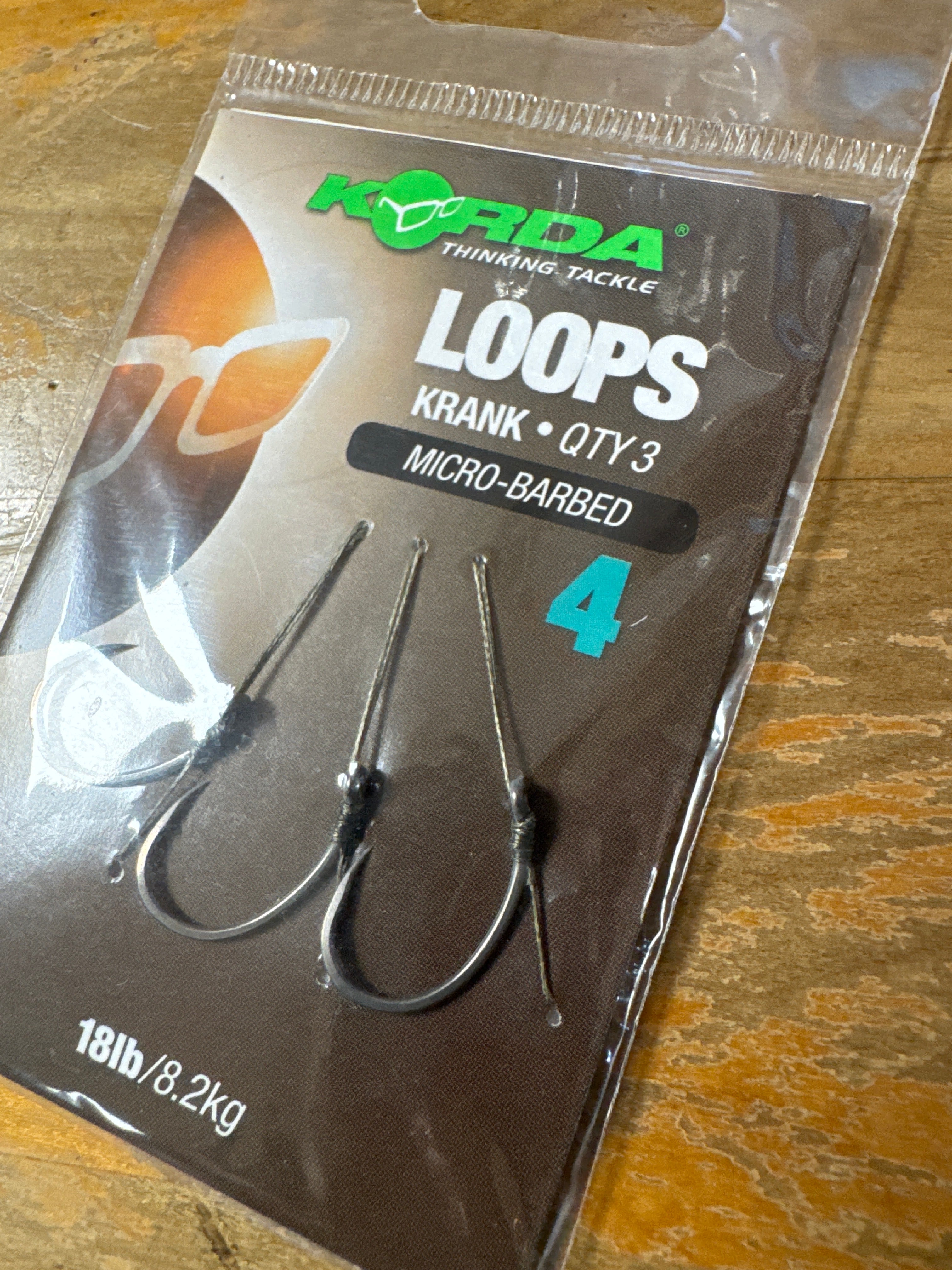 Korda Loops Rig Size 4 Micro Barbed – The Tackle Company