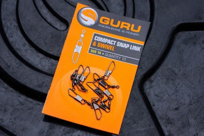 Guru - Compact Size 14 Snap Link and Swivel