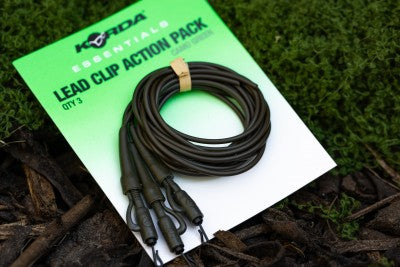 Korda Essentials Lead Clip Action Pack Camo Green
