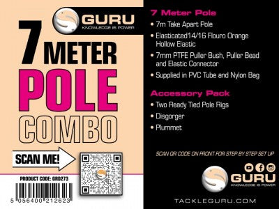 Guru 7000XS 7.0m Pole Combo
