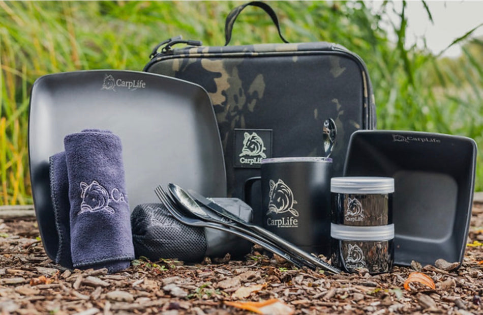 CarpLife Eclipse Camo Dinner Set - 2 Person