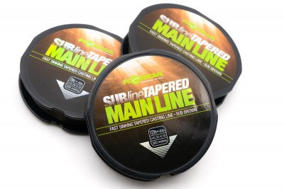 Korda SUBline Tapered Mainline Sub Brown 8lb-40lb