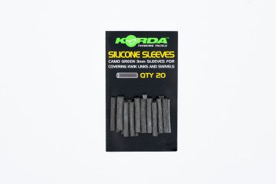 Korda Silicone Sleeves Weedy Green 3mm (QTY 20)