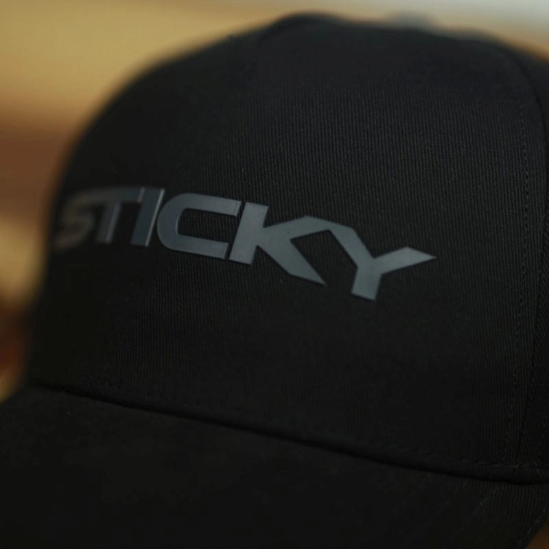 Sticky Baits Black Logo Cap