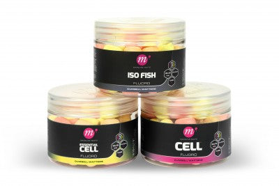 Mainline Fluoro Dumbell Wafters 12x15mm Pink/Yellow/White