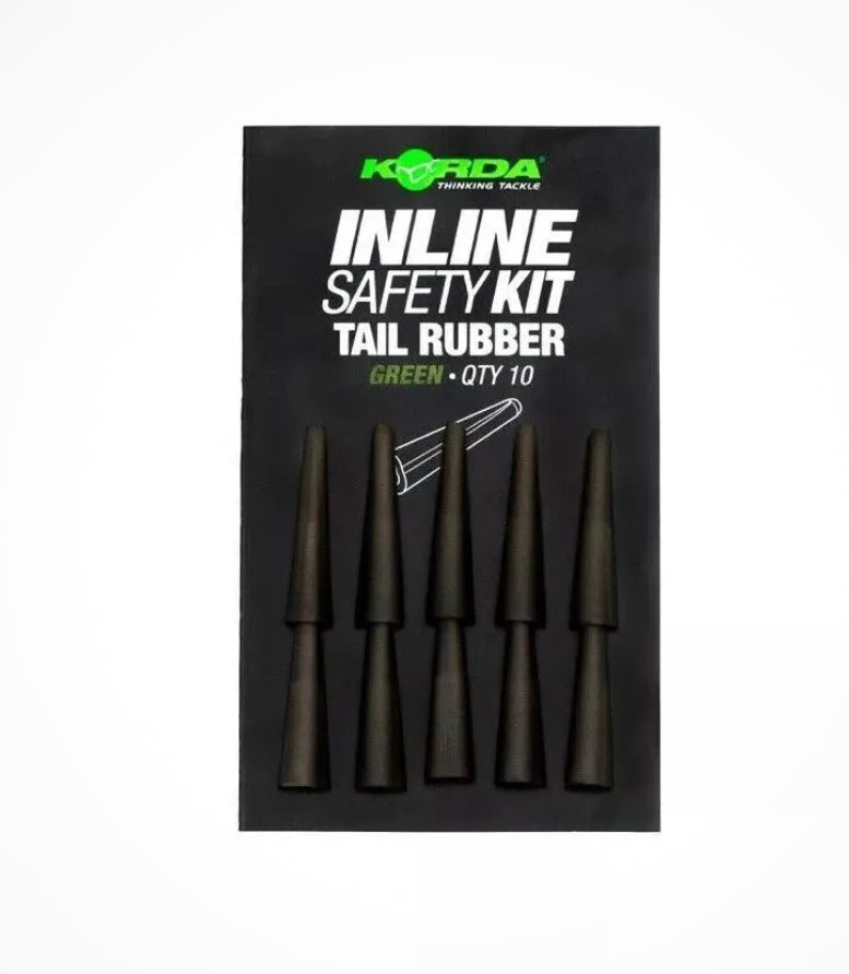 Korda Inline Safety Kit Tail Rubber - Green