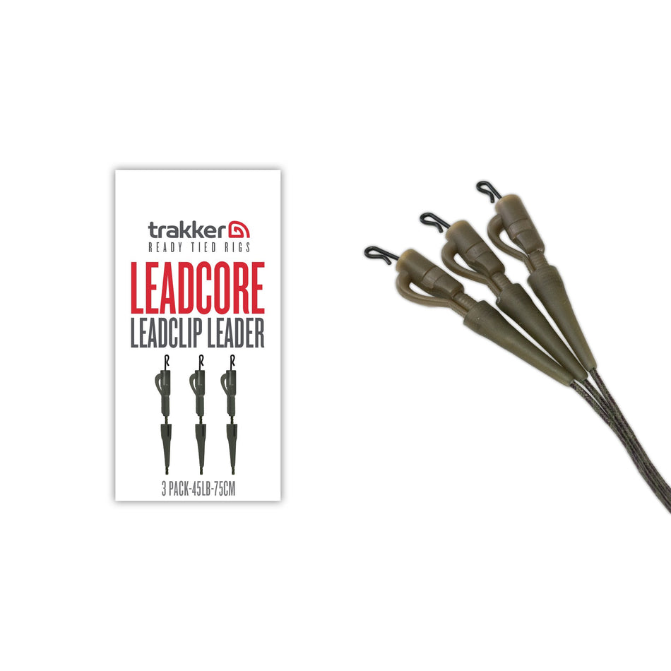 Trakker Leadcore Leadclip Leader 3 Pack (75cm)