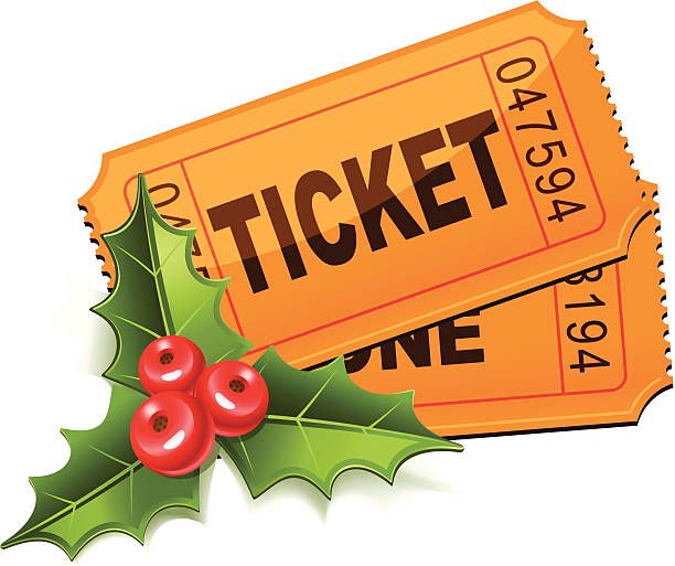 CHRISTMAS RAFFLE TICKET