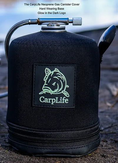 CarpLife Neoprene Gas Canister Cover & Spoon