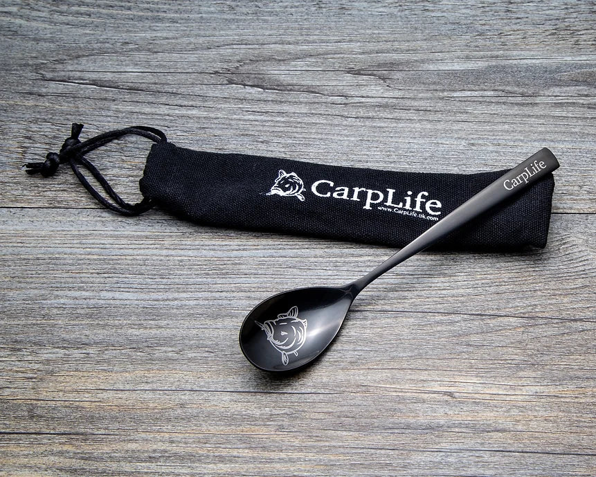 Carp Roe Spoon CarpLife Black Etched Spoon – The Tackle Company