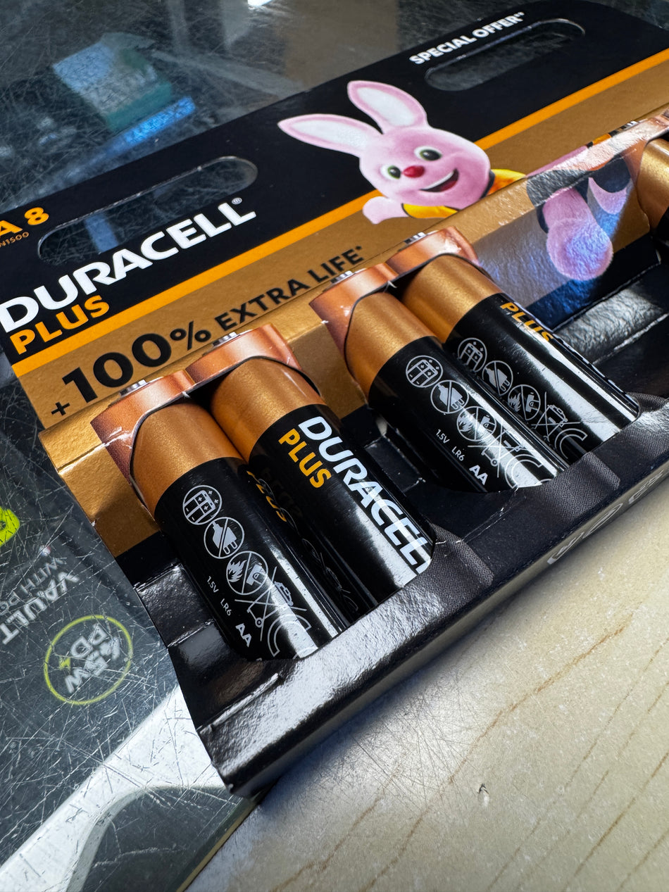 Duracell Plus Power  AA Batteries 8 pack