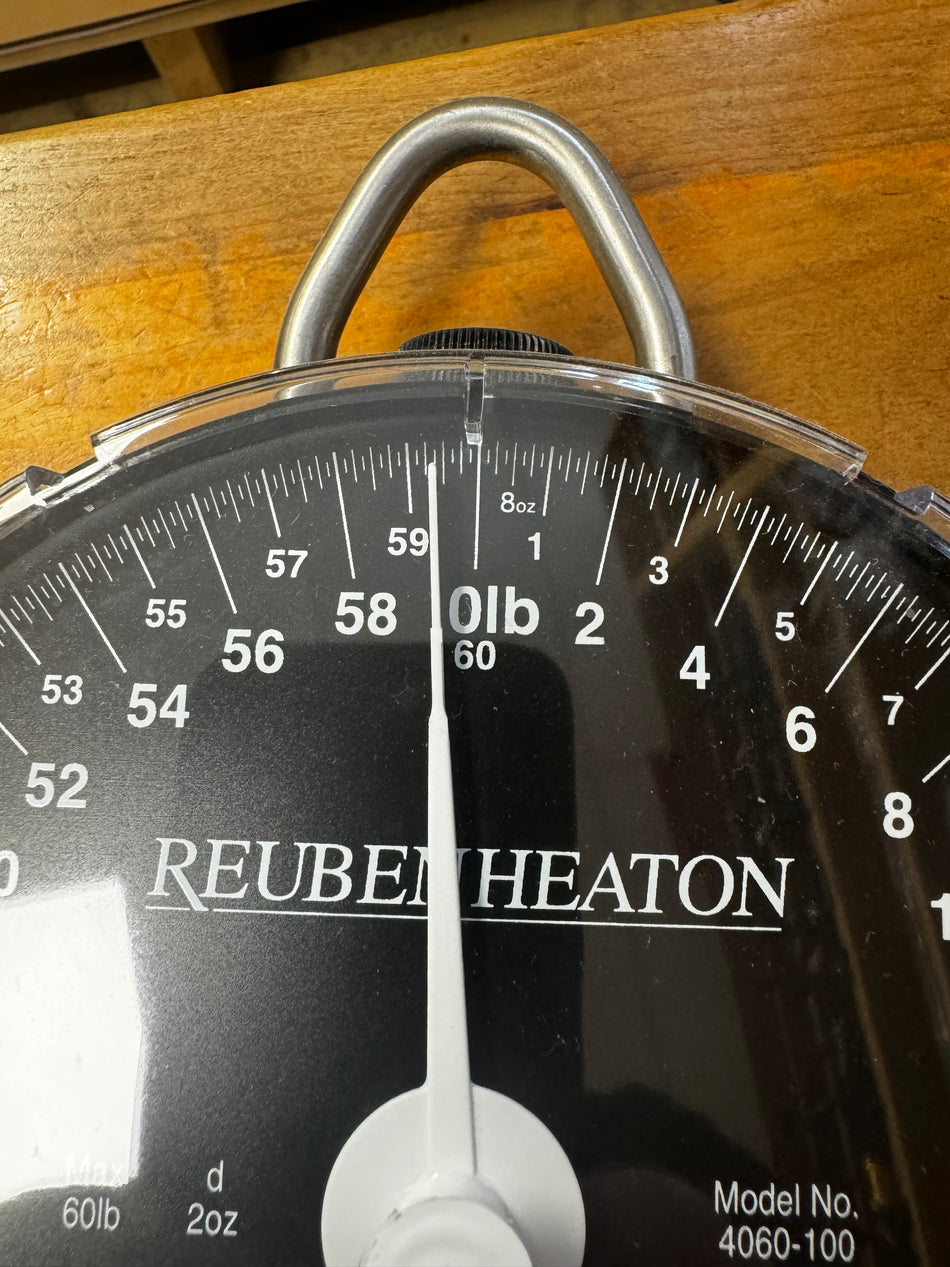 Reuben Heaton Standard Angling Scales 60lb x 2oz