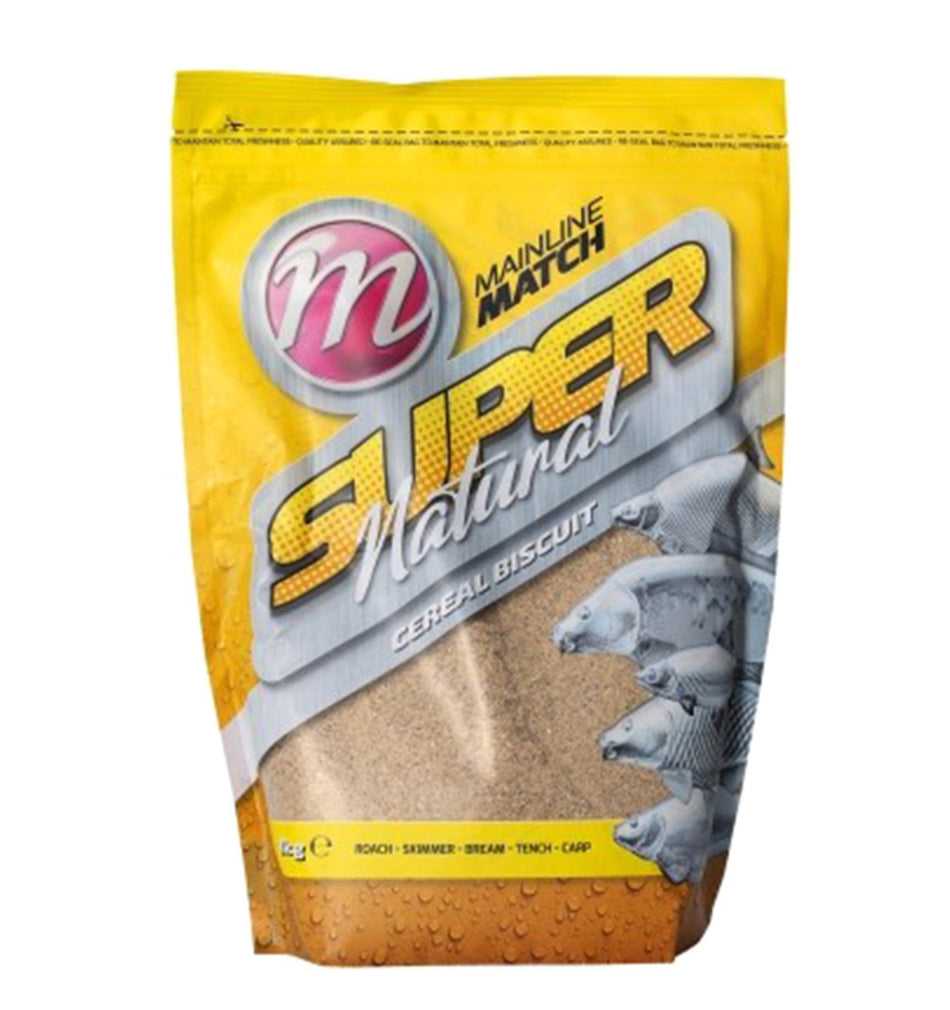 Mainline Match Super Natural Cereal Biscuit Groundbait Mix 1KG