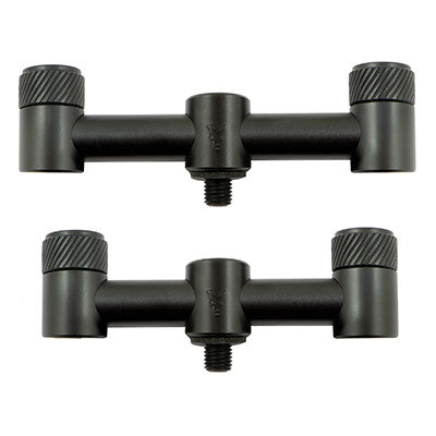 Fox Black Label Quick Release 2 Rod Fixed Buzz Bars 95mm/110mm