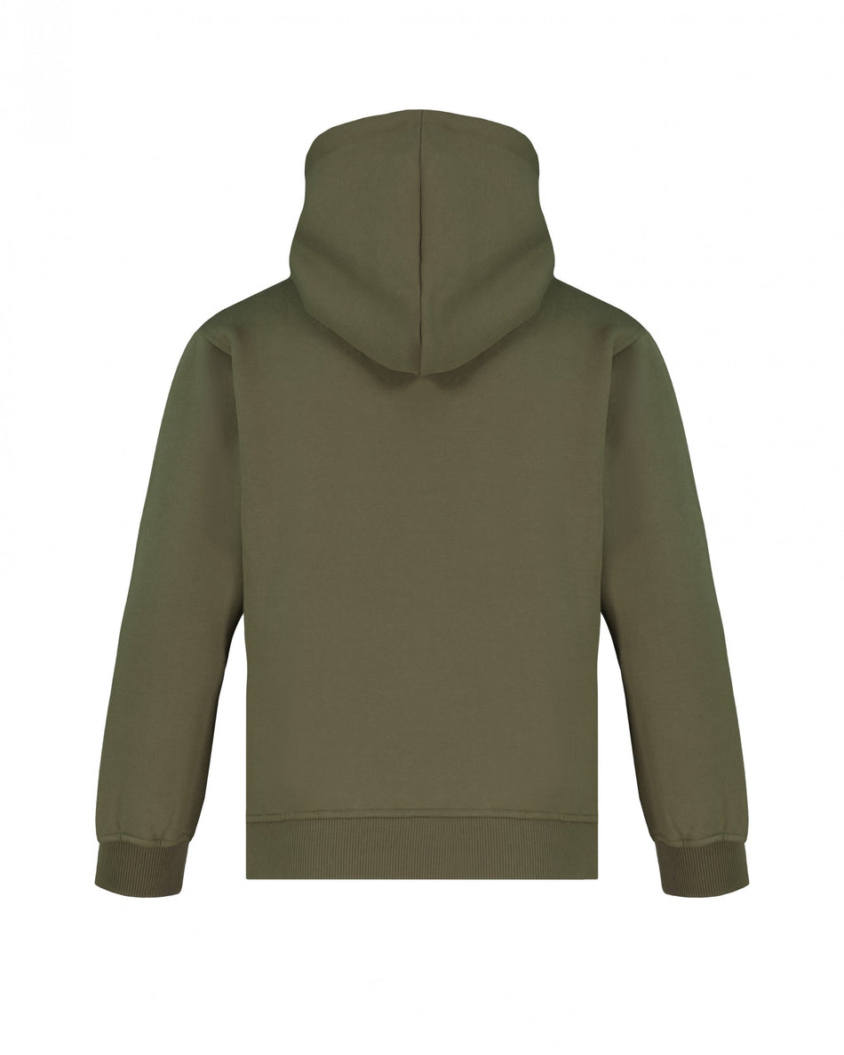 Korda Kids Kore Hoodie Dark Olive