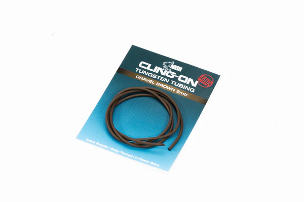 Nash Cling-On Tungsten Tubing Gravel Brown 2 Metre