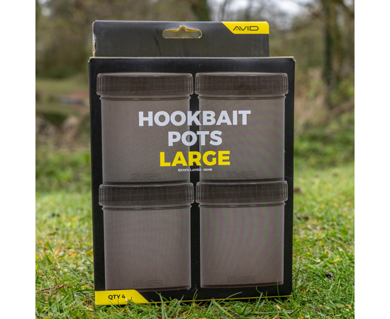 Avid Hookbait Pots - Large