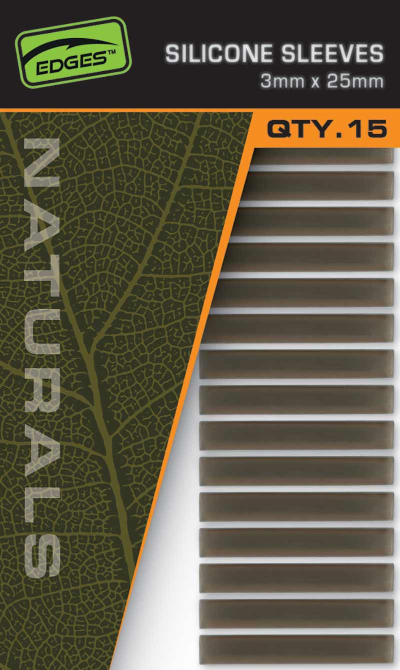 Fox Edges Silicone Sleeves 3mm x 25mm
