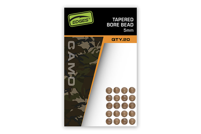 Fox Edges Camo Tapered Bore Beads 5mm