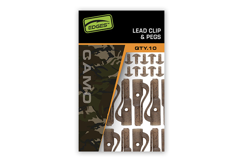 Fox Edges Camo Lead Clip + Pegs