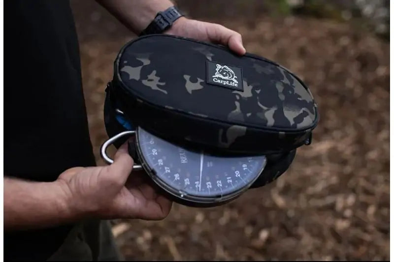 CarpLife Eclipse Camo Dial Scales & Carp Care Pouch