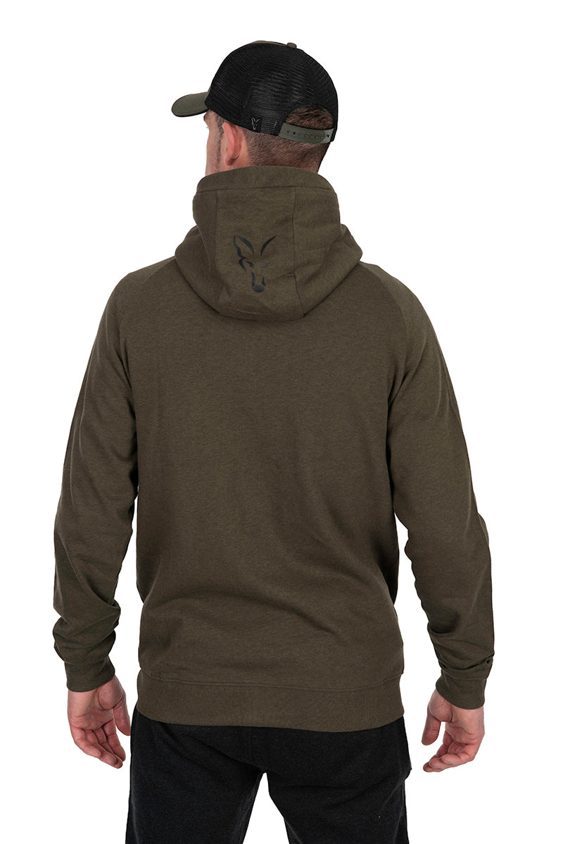 Fox Collection Lightweight Hoodie - Green & Black