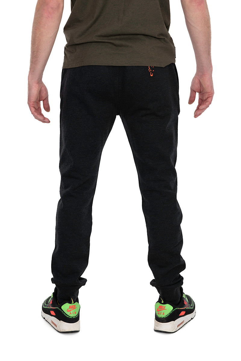 Fox Collection Lightweight Joggers Black Orange