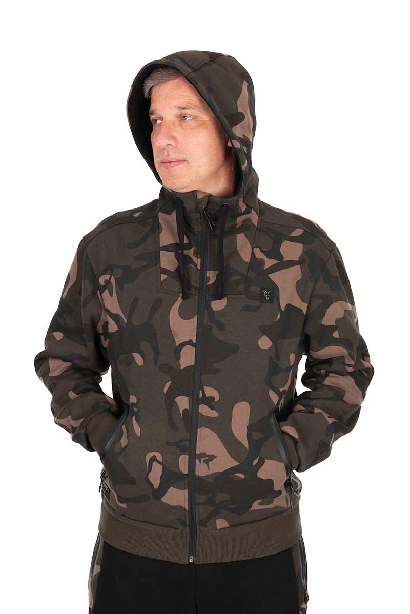 Fox Premium 310 Zipped Hoodie Camo