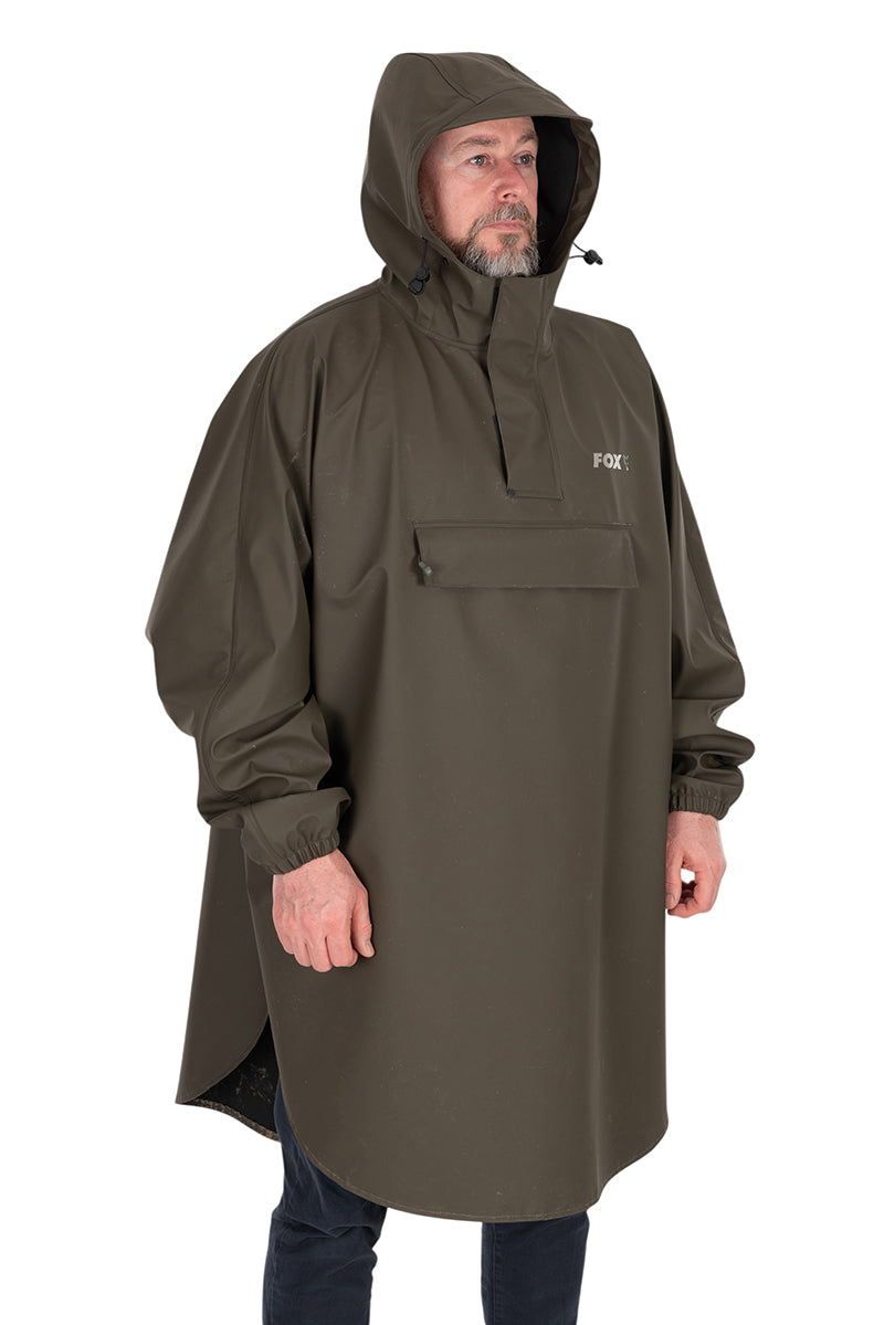 Fox Rain Poncho Khaki - One Size