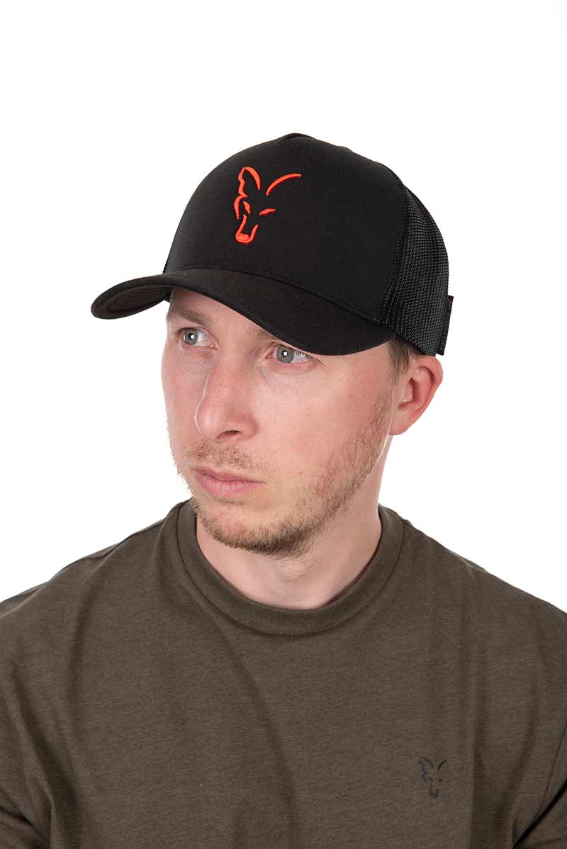 Fox Collection Trucker Cap - Black/Orange