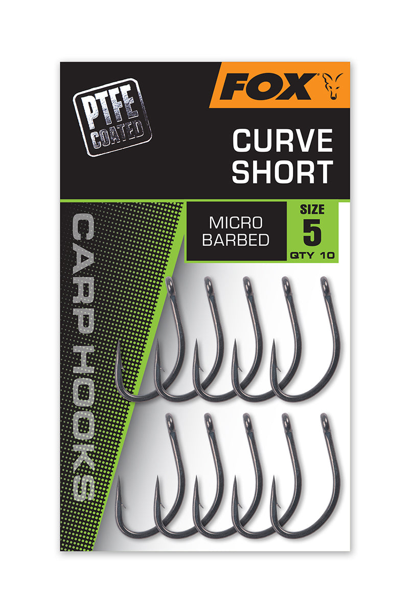Fox Carp Hooks Curve Short Micro Barbed