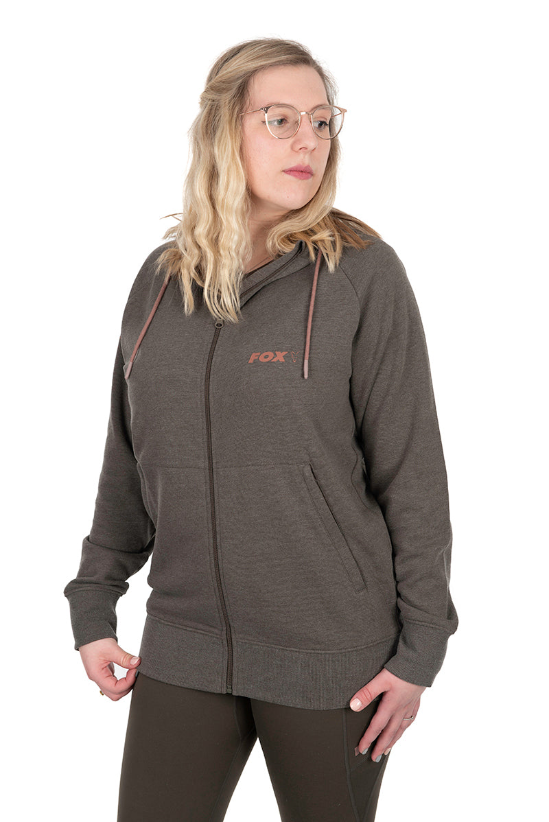 Fox Womens Zipped Hoodie