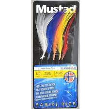 Mustad Coloured Feather Trace