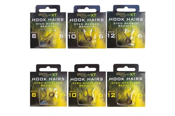 Drennan Specialist Hook Hairs Eyed Bandit