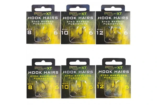 Drennan Specialist Hook Hairs Eyed Pushstop
