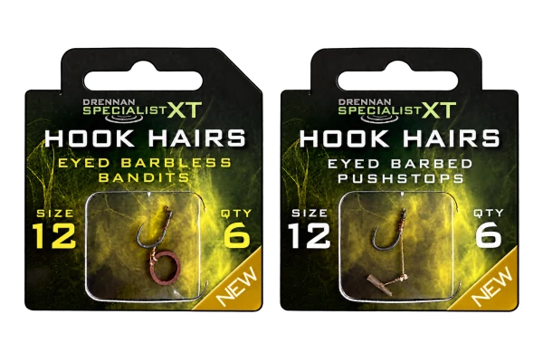 Drennan Specialist Hook Hairs Eyed Pushstop