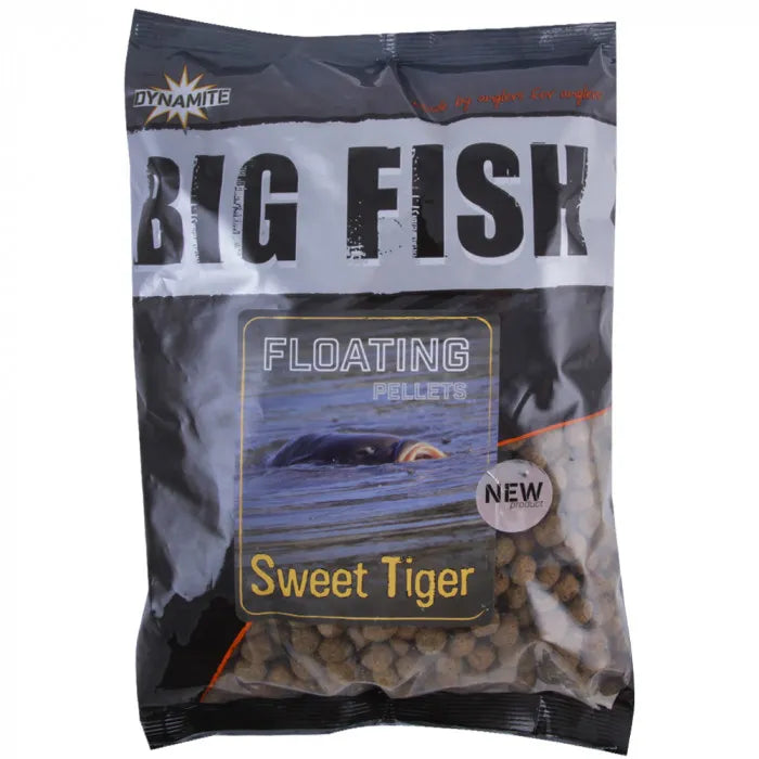 Dynamite Baits Big Fish Floating Pellets Sweet Tiger 1.1KG – The Tackle ...