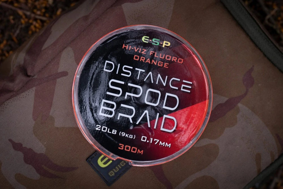 ESP Distance Spod Braid Fluoro Orange 20lb 300m