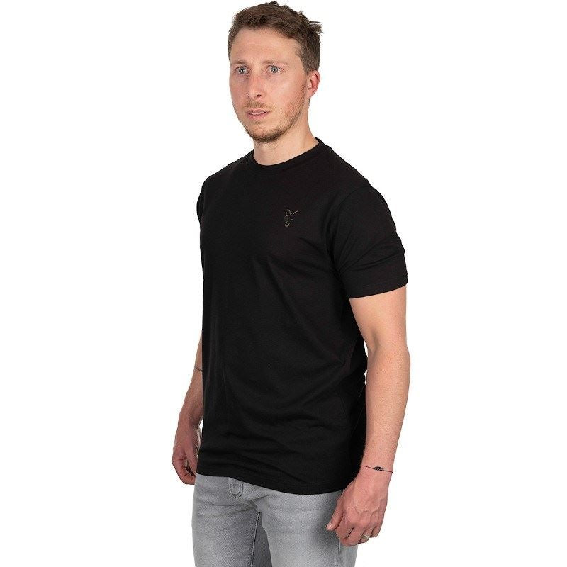 Fox Large Print T-Shirt - Black