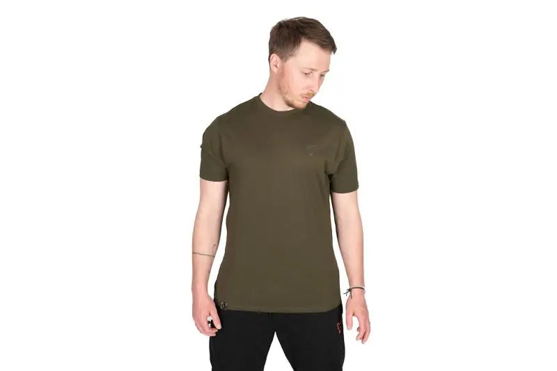 Fox Large Print T-Shirt - Khaki