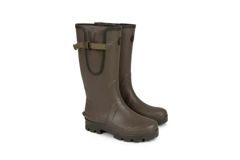 Fox Neoprene Lined Camo/Khaki Rubber Boots