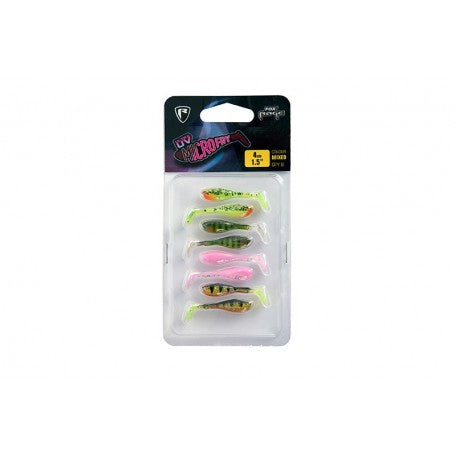 Fox Rage Ultra UV Micro Fry 4cm Mixed Colour Pack