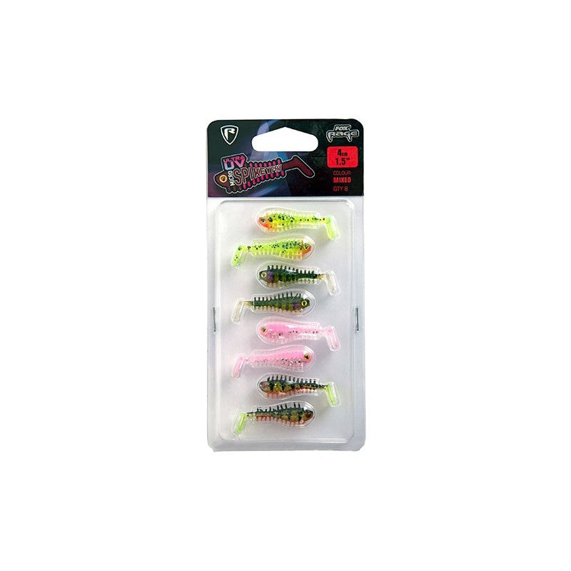 Fox Rage Ultra UV Micro Spikey Fry 4cm Mixed Colour Pack