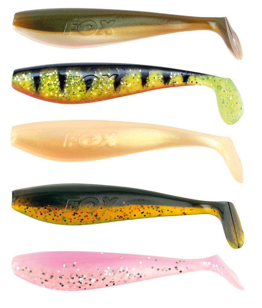 Fox Rage Zander Pro Shad UV Mixed Colour Packs 7.5cm