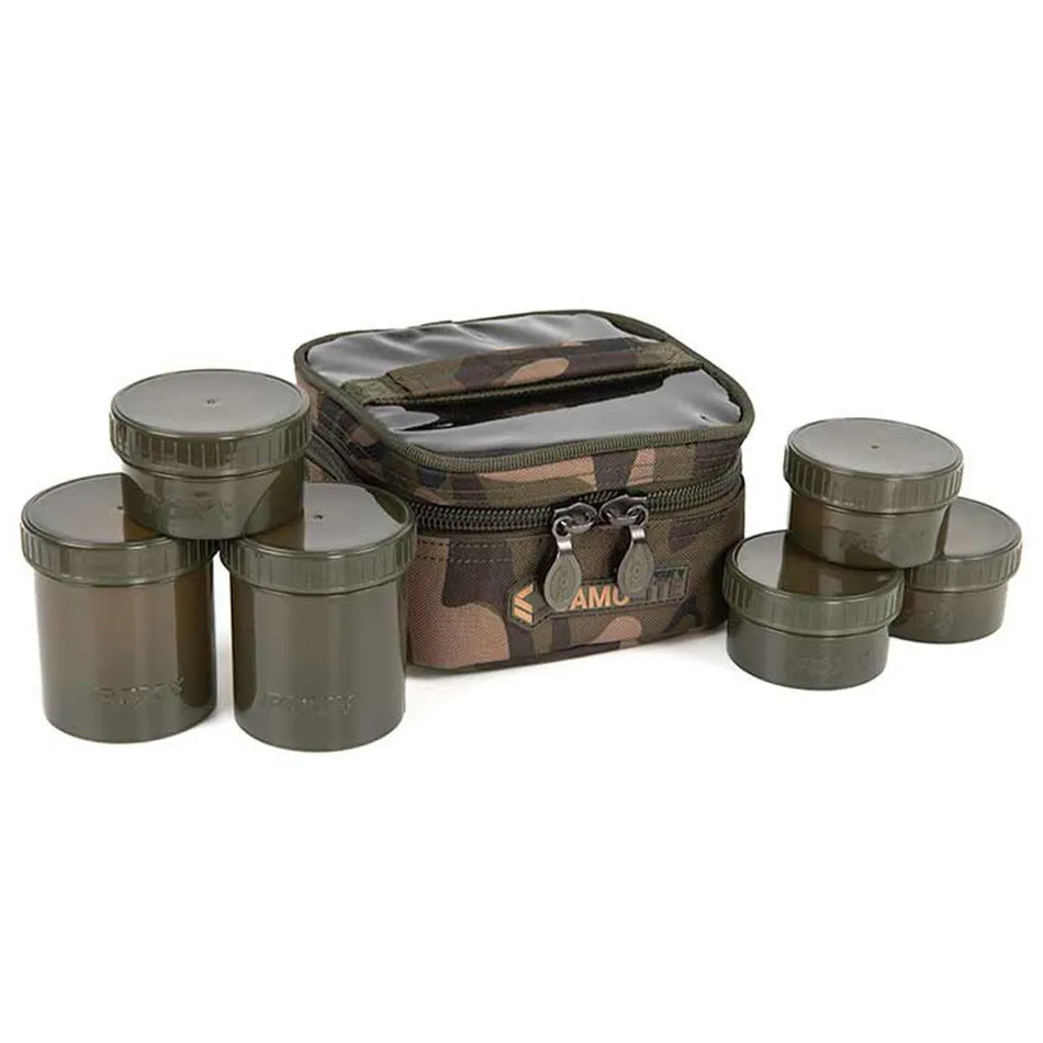 Fox Camolite 6 Pot Hookbait Case